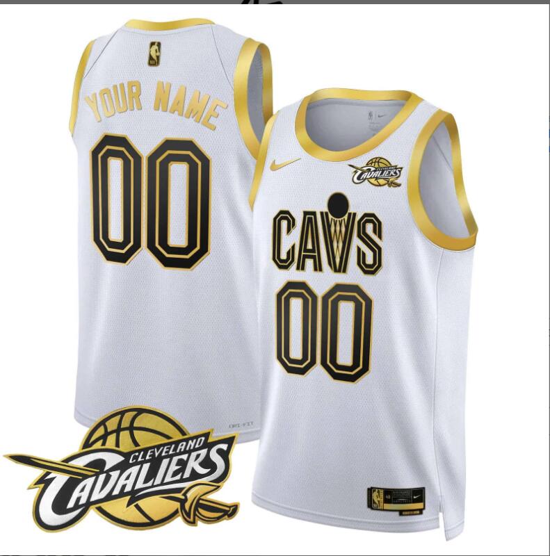 Men  2024 Cleveland Cavaliers Swingman Custom NBA Jersey v2 ->customized nfl jersey->Custom Jersey